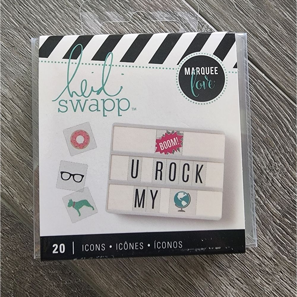 HEIDI SWAPP marquee love lightbox icons